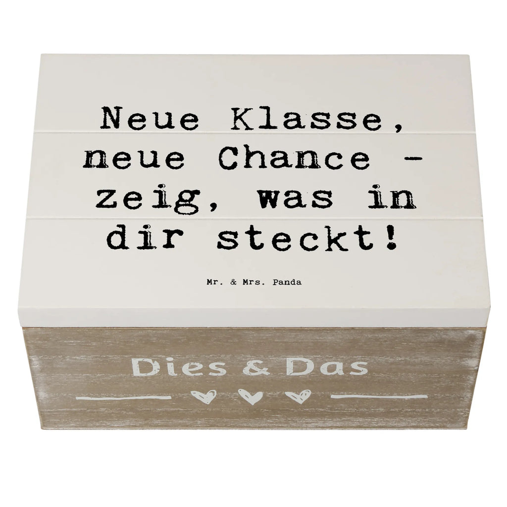 Holzkiste Spruch Erster Schultag Neue Klasse Dekokiste, Aufbewahrungsbox, Geschenkdose, Erinnerungsbox, Geschenkbox, Erinnerungskiste, Holzkiste, Truhe, Kiste, XXL, Schatulle, Schatzkiste