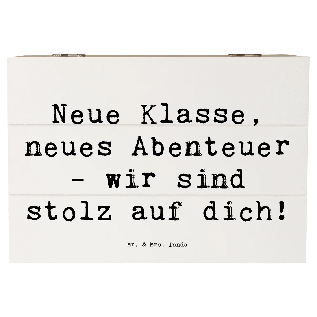 Holzkiste Spruch Erster Schultag Abenteuer Holzkiste, Truhe, Erinnerungsbox, Kiste, Schatulle, Erinnerungskiste, Dekokiste, Geschenkdose, XXL, Aufbewahrungsbox, Geschenkbox, Schatzkiste