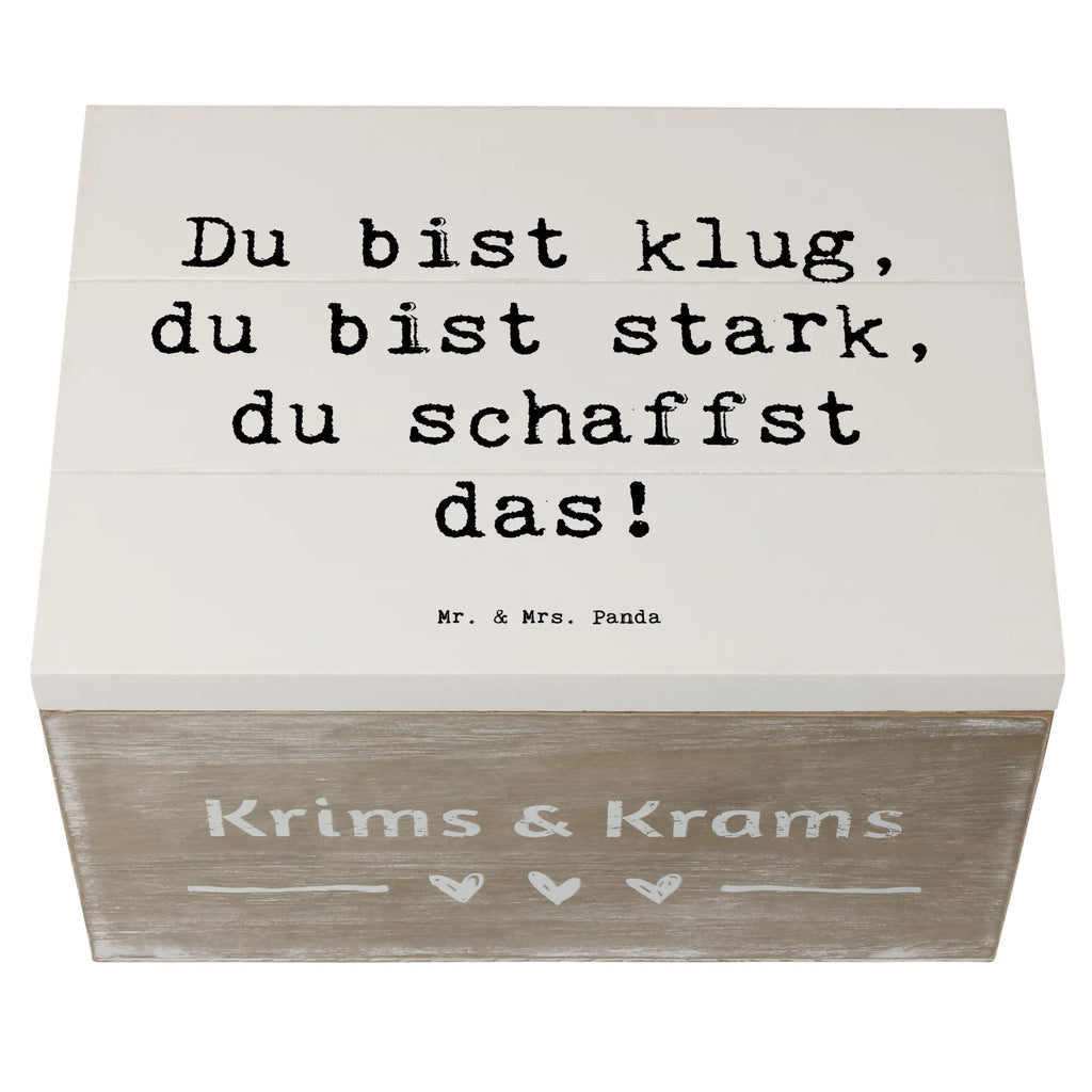 Wooden chest Saying Du bist klug, du bist stark, du schaffst das! Aufbewahrungsbox, dekorative holzkiste, deko box, aufbewahrungsbox aus holz, Schatulle, holztruhe, aufbewahrungskiste, aufbewahrungsbox holz, Geschenkbox, Kiste, holzboxen, Dekokiste, holzbox, Erinnerungskiste, Holzkiste, Truhe, box aus holz, holzbox mit deckel, erinnerungsbox baby, holzkiste mit deckel, ordnungsbox, Erinnerungsbox, holzkisten, erinnerungsbox hochzeit, schmuckkästchen, holz aufbewahrungsbox, Schatzkiste, einzigartig, sprüche, inspiration, mr and mrs panda, alltag verschönern, schöne sprüche, zitate, motivation, shopify, lächeln, glück, kreativ, lebensweisheiten, wohnaccessoires, freude, sprüche sammlung, spruch kollektion, geschenkideen, dekoration, liebe, nachhaltige geschenke, wanddeko