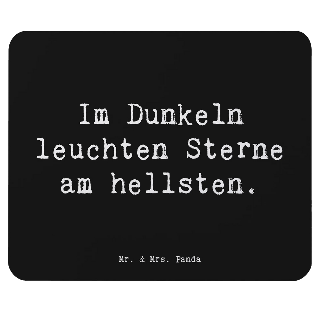 Mouse mat Saying Im Dunkeln leuchten Sterne am hellsten. Mausunterlage, Designer Mauspad, PC Zubehör, Einzigartiges Mauspad, Mousepad, Arbeitszimmer, Computer zubehör, Büroausstattung, Mauspad Büro, Mauspad