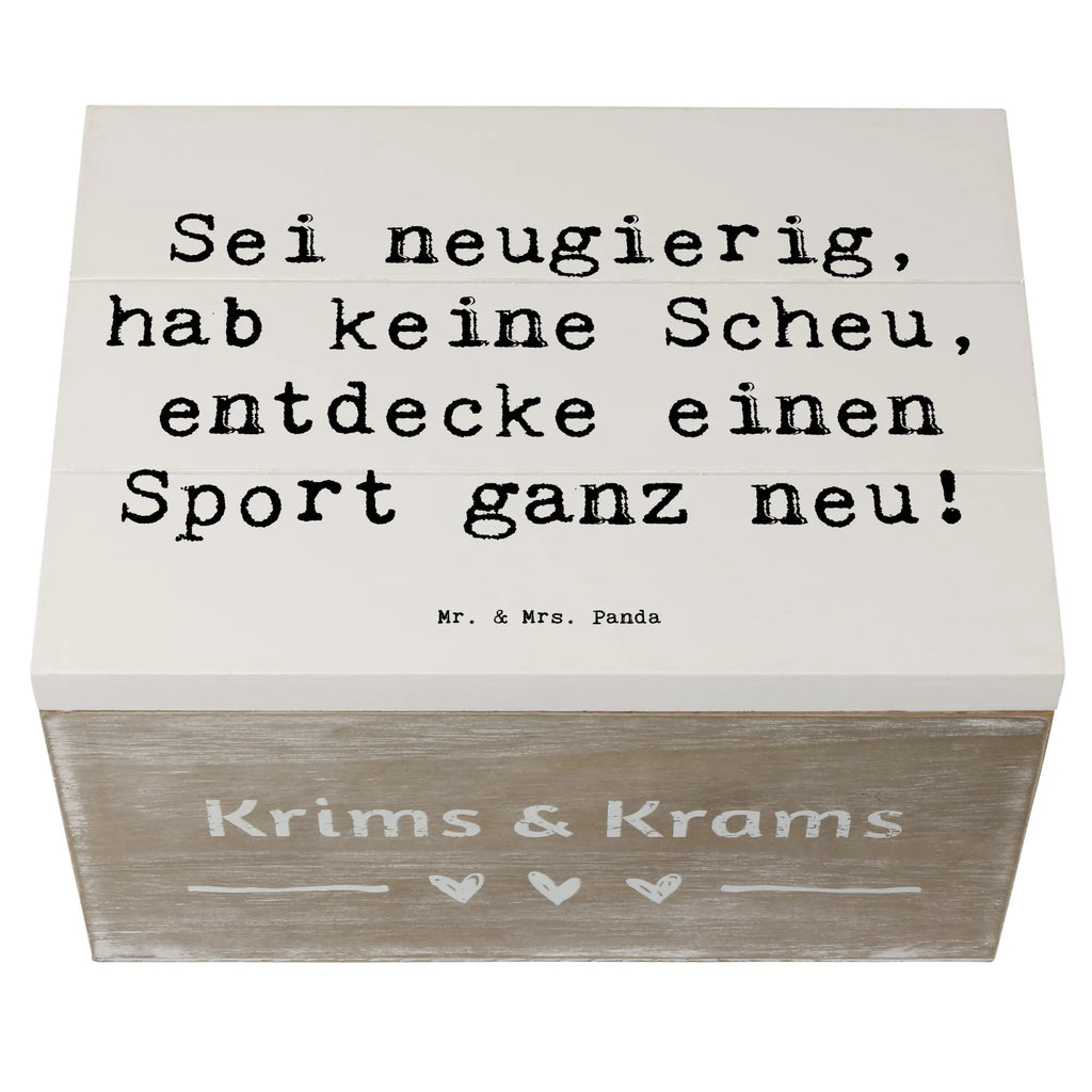 Wooden chest Saying Sei neugierig, hab keine Scheu, entdecke einen Sport ganz neu! Geschenkbox, erinnerungsbox baby, aufbewahrungskiste, Erinnerungskiste, schmuckkästchen, Dekokiste, deko box, Schatulle, holzbox, Schatzkiste, box aus holz, Holzkiste, Kiste, erinnerungsbox hochzeit, aufbewahrungsbox aus holz, dekorative holzkiste, holz aufbewahrungsbox, holzkisten, holzbox mit deckel, holzkiste mit deckel, ordnungsbox, aufbewahrungsbox holz, Truhe, holztruhe, Aufbewahrungsbox, Erinnerungsbox, holzboxen, einzigartig, sprüche, inspiration, mr and mrs panda, alltag verschönern, schöne sprüche, zitate, motivation, shopify, lächeln, glück, kreativ, lebensweisheiten, wohnaccessoires, freude, sprüche sammlung, spruch kollektion, geschenkideen, dekoration, liebe, nachhaltige geschenke, wanddeko
