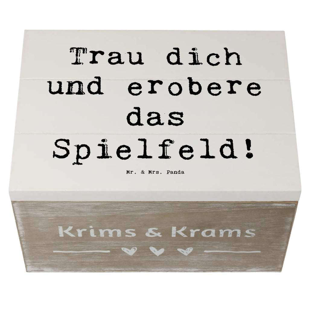Wooden chest Saying Trau dich und erobere das Spielfeld! holz aufbewahrungsbox, aufbewahrungsbox holz, Erinnerungsbox, deko box, aufbewahrungskiste, erinnerungsbox baby, Aufbewahrungsbox, holzkisten, Schatzkiste, Schatulle, Geschenkbox, dekorative holzkiste, holzbox mit deckel, holzbox, Holzkiste, erinnerungsbox hochzeit, Erinnerungskiste, Dekokiste, schmuckkästchen, holzkiste mit deckel, ordnungsbox, holzboxen, Kiste, Truhe, holztruhe, aufbewahrungsbox aus holz, box aus holz, einzigartig, sprüche, inspiration, mr and mrs panda, alltag verschönern, schöne sprüche, zitate, motivation, shopify, lächeln, glück, kreativ, lebensweisheiten, wohnaccessoires, freude, sprüche sammlung, spruch kollektion, geschenkideen, dekoration, liebe, nachhaltige geschenke, wanddeko