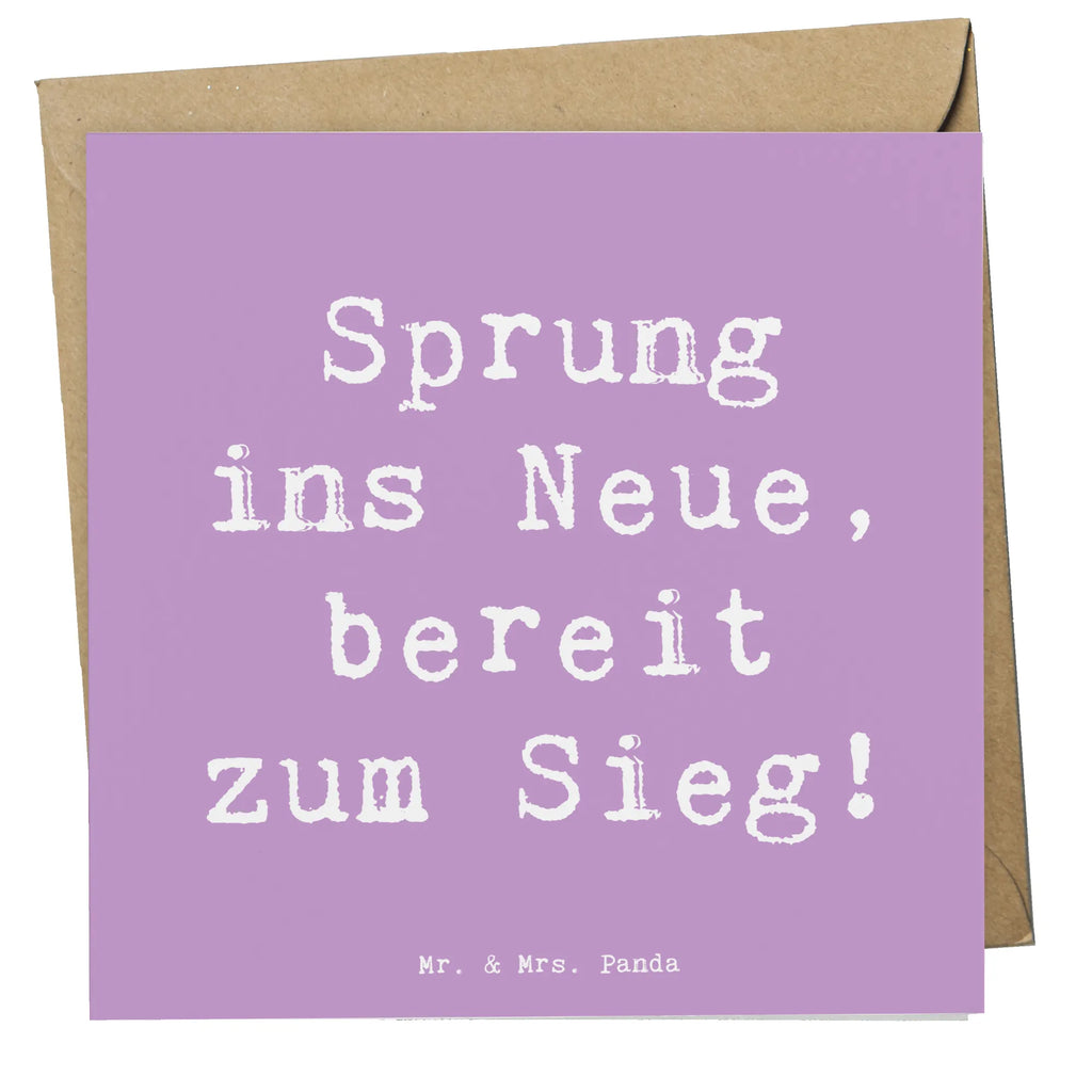 Deluxe Karte Spruch Sich in einer neuen Sportart versuchen doppelkarte, Grußkarte, anlasskarte, faltkarte, Klappkarte, Glückwunschkarte, Dekoration, sprüche, zitate, spruch kollektion, inspiration, motivation, lebensweisheiten, geschenkideen, wanddeko, wohnaccessoires, sprüche sammlung, schöne sprüche, glück, liebe, freude, Lächeln, alltag verschönern, nachhaltige geschenke, Kreativ, Einzigartig, shopify, mr and mrs panda