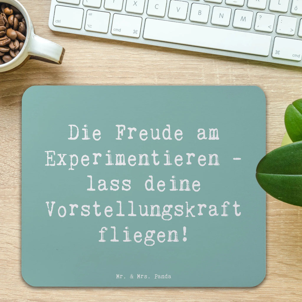Mauspad Spruch Die Freude am Experimentieren Computer zubehör, Mauspad Büro, Mausunterlage, Designer Mauspad, PC Zubehör, Einzigartiges Mauspad, Mousepad, Mauspad, Büroausstattung, Arbeitszimmer