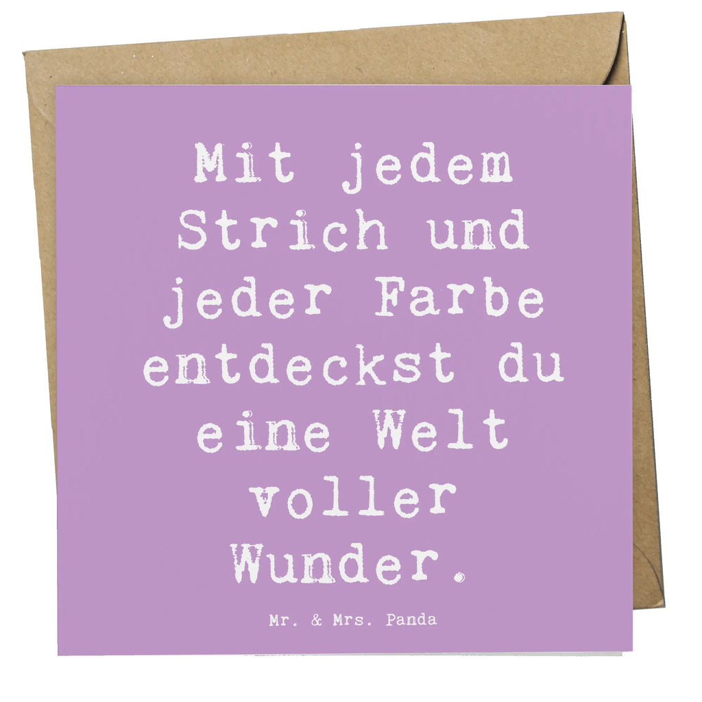 Deluxe Karte Spruch Die Freude an der Kreativität entdecken Klappkarte, Hochwertige Grußkarte, Glückwunschkarte, Geburtstagskarte, Hochzeitskarte, Karte, Hochwertige Klappkarte, Grußkarte, Einladungskarte