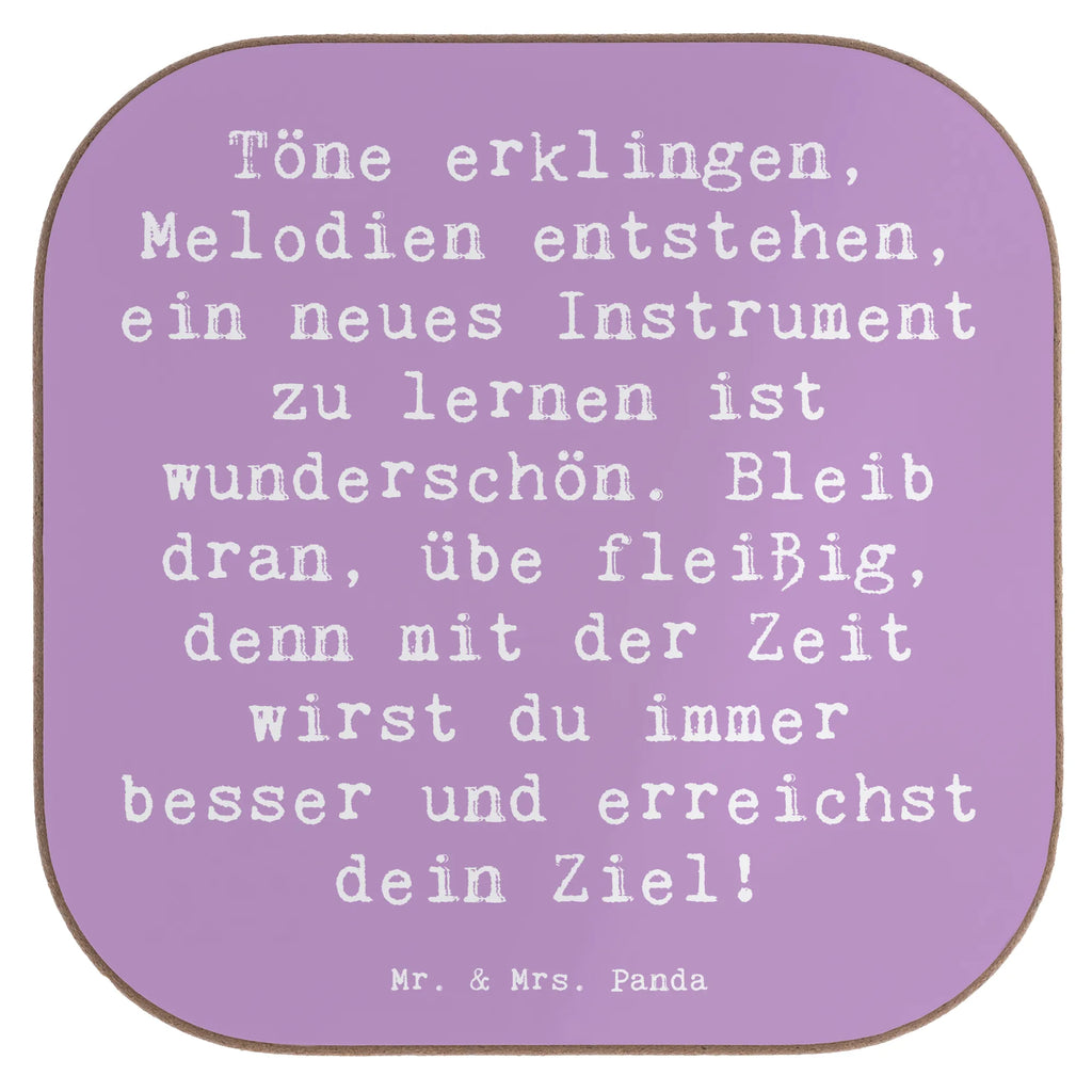 Square coaster Saying Töne erklingen, Melodien entstehen, ein neues Instrument zu lernen ist wunderschön. Bleib dran, übe fleißig, denn mit der Zeit wirst du immer besser und erreichst dein Ziel! Untersetzer für Gläser, Korkuntersetzer, Untersetzer Holz, Glasuntersetzer, Untersetzer Gläser, Holzuntersetzer, Untersetzer aus Holz, Tassen Untersetzer, Bierdeckel, Untersetzer Design, Untersetzer, Getränkeuntersetzer