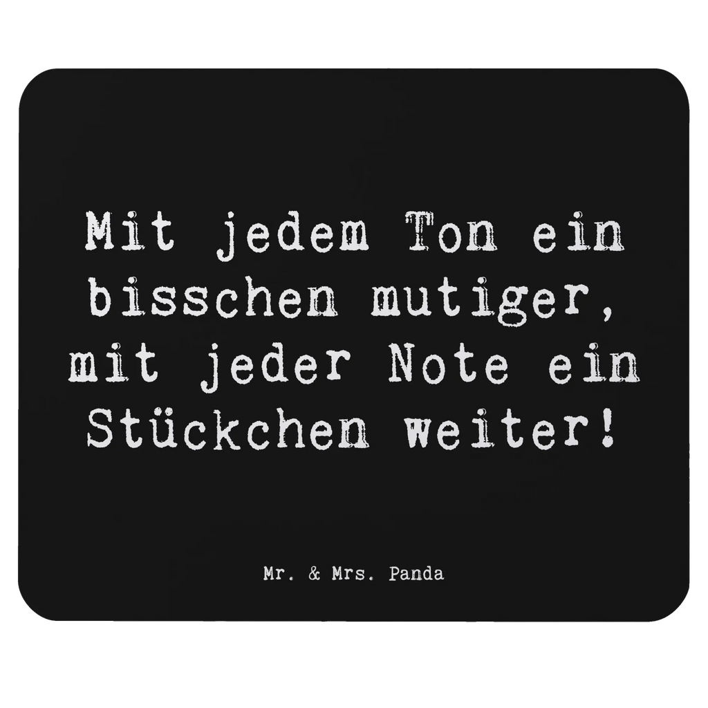 Mouse mat Saying Mit jedem Ton ein bisschen mutiger, mit jeder Note ein Stückchen weiter! Designer Mauspad, Computer zubehör, Büroausstattung, Mausunterlage, Mauspad Büro, Arbeitszimmer, Einzigartiges Mauspad, Mousepad, PC Zubehör, Mauspad