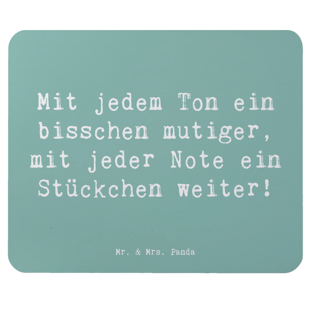Mouse mat Saying Mit jedem Ton ein bisschen mutiger, mit jeder Note ein Stückchen weiter! Designer Mauspad, Computer zubehör, Büroausstattung, Mausunterlage, Mauspad Büro, Arbeitszimmer, Einzigartiges Mauspad, Mousepad, PC Zubehör, Mauspad