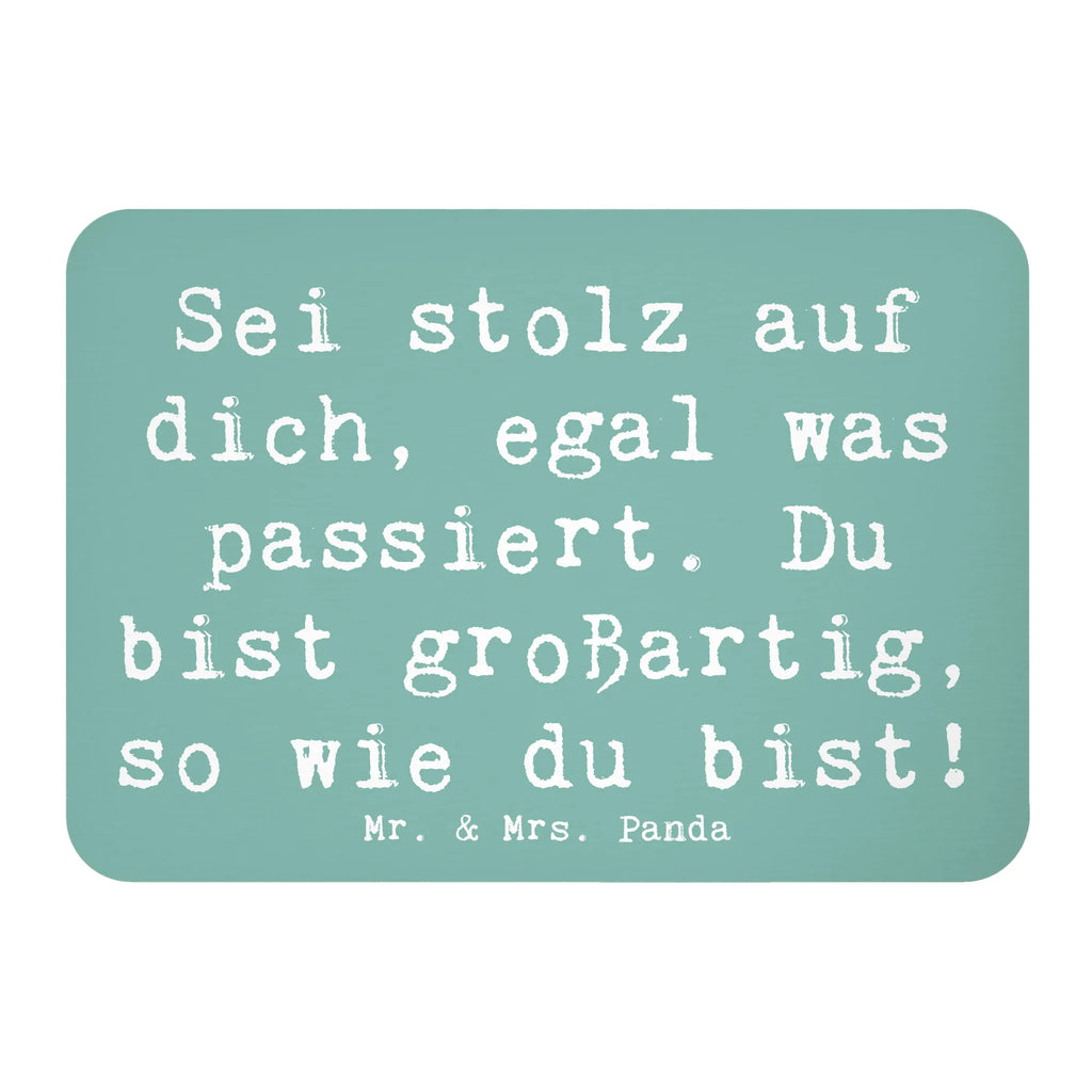 Magnet Saying Sei stolz auf dich, egal was passiert. Du bist großartig, so wie du bist! Motivmagnete, Kühlschrank Dekoration, Kühlschrankmagnet, Notiz Magnet, Whiteboard Magnet, Dekomagnet, Pinnwandmagnet, Souvenir Magnet