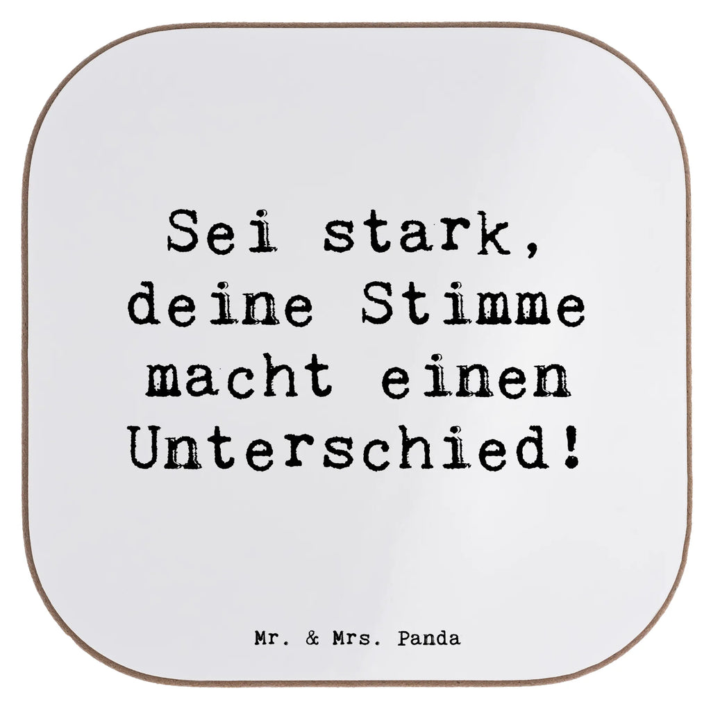 Square coaster Saying Sei stark, deine Stimme macht einen Unterschied! Korkuntersetzer, Untersetzer Gläser, Glasuntersetzer, Bierdeckel, Untersetzer Holz, Untersetzer, Tassen Untersetzer, Untersetzer aus Holz, Untersetzer Design, Untersetzer für Gläser, Holzuntersetzer, Getränkeuntersetzer