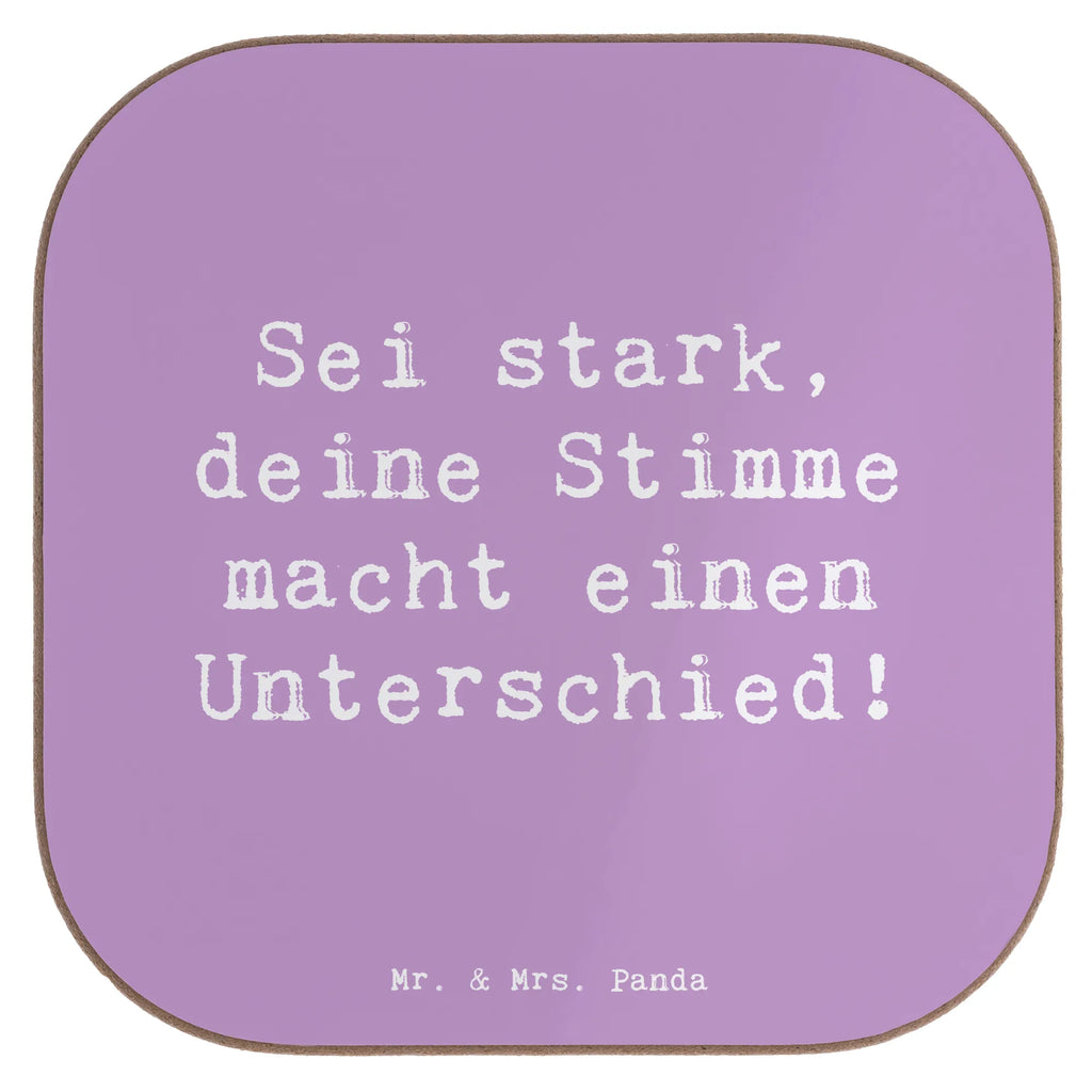 Square coaster Saying Sei stark, deine Stimme macht einen Unterschied! Korkuntersetzer, Untersetzer Gläser, Glasuntersetzer, Bierdeckel, Untersetzer Holz, Untersetzer, Tassen Untersetzer, Untersetzer aus Holz, Untersetzer Design, Untersetzer für Gläser, Holzuntersetzer, Getränkeuntersetzer