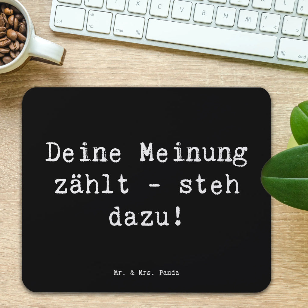 Mauspad Spruch Mutig zu Meinungen Mauspad, Designer Mauspad, Einzigartiges Mauspad, PC Zubehör, Mousepad, Mausunterlage, Arbeitszimmer, Mauspad Büro, Büroausstattung, Computer zubehör