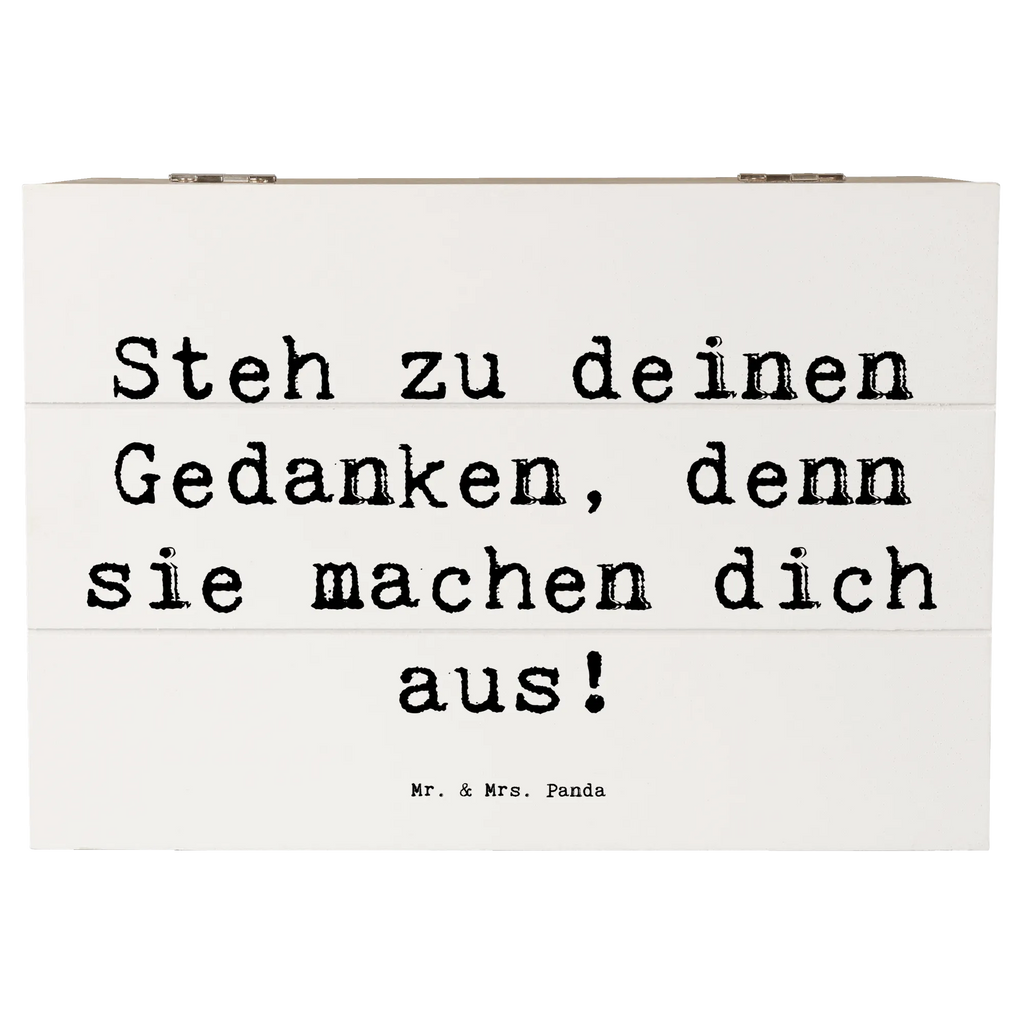 Holzkiste Spruch Mutig zu seinen Meinungen stehen Geschenkbox, Truhe, Geschenkdose, Dekokiste, Erinnerungsbox, Aufbewahrungsbox, XXL, Holzkiste, Erinnerungskiste, Kiste, Schatzkiste, Schatulle