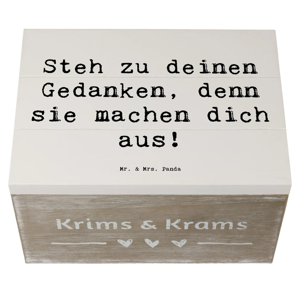 Holzkiste Spruch Mutig zu seinen Meinungen stehen Geschenkbox, Truhe, Geschenkdose, Dekokiste, Erinnerungsbox, Aufbewahrungsbox, XXL, Holzkiste, Erinnerungskiste, Kiste, Schatzkiste, Schatulle