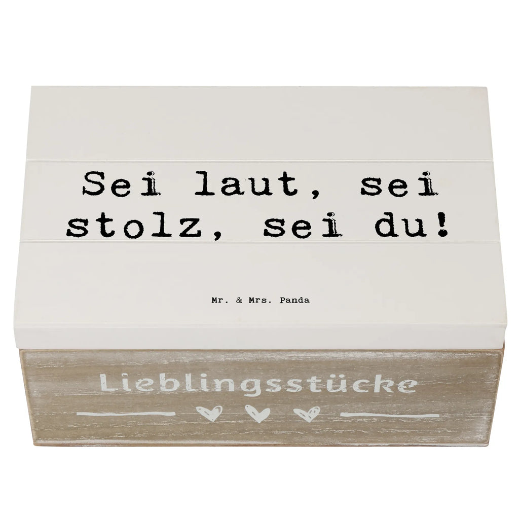 Holzkiste Spruch Sei du Mutig Erinnerungsbox, Schatulle, XXL, Dekokiste, Kiste, Schatzkiste, Aufbewahrungsbox, Holzkiste, Geschenkdose, Geschenkbox, Erinnerungskiste, Truhe