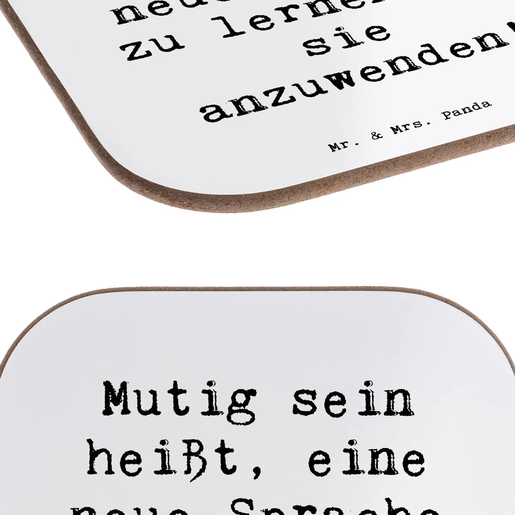 Square coaster Saying Mutig sein heißt, eine neue Sprache zu lernen und sie anzuwenden! Untersetzer für Gläser, Untersetzer Gläser, Glasuntersetzer, Korkuntersetzer, Untersetzer aus Holz, Tassen Untersetzer, Getränkeuntersetzer, Untersetzer Design, Untersetzer Holz, Bierdeckel, Holzuntersetzer, Untersetzer