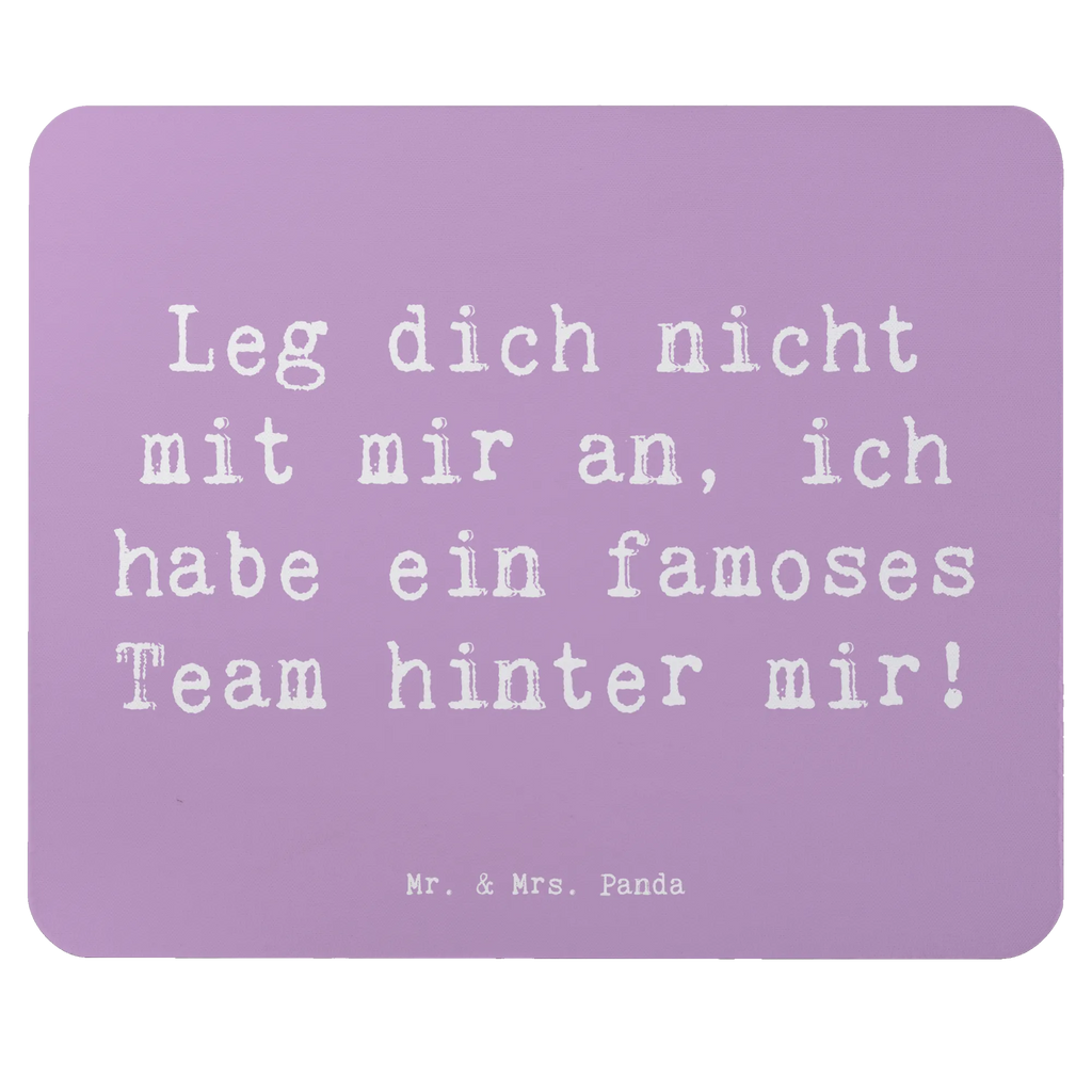 Mouse mat Saying Leg dich nicht mit mir an, ich habe ein famoses Team hinter mir! Mousepad, Mauspad Büro, Büroausstattung, Computer zubehör, Mausunterlage, Einzigartiges Mauspad, PC Zubehör, Mauspad, Arbeitszimmer, Designer Mauspad