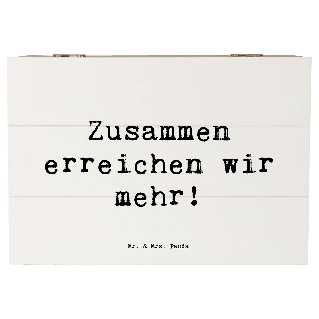 Holzkiste Spruch Im Team zusammenarbeiten Holzkiste, Geschenkdose, Erinnerungsbox, Aufbewahrungsbox, Schatulle, Kiste, Dekokiste, Truhe, Schatzkiste, XXL, Erinnerungskiste, Geschenkbox