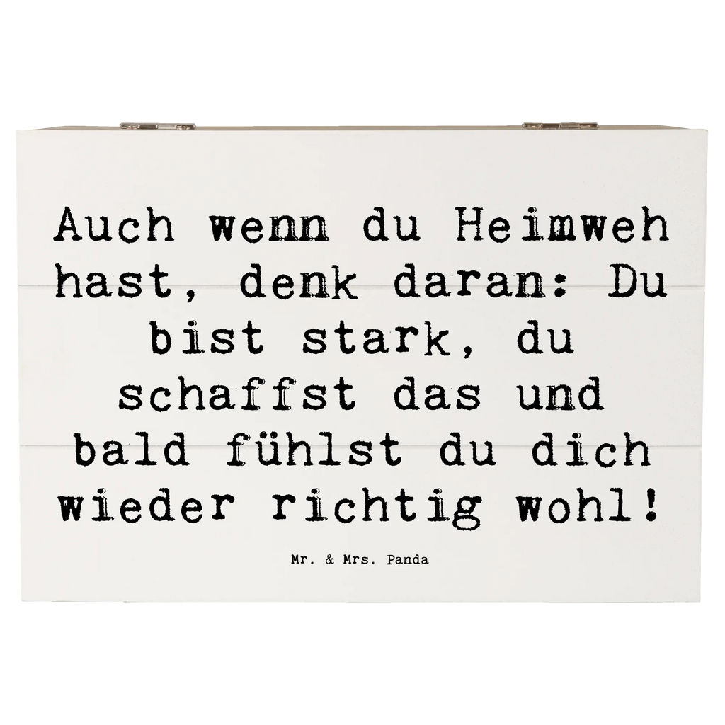 Holzkiste Spruch Heimweh überwinden Geschenkbox, Kiste, Holzkiste, XXL, Truhe, Erinnerungsbox, Schatzkiste, Erinnerungskiste, Geschenkdose, Dekokiste, Schatulle, Aufbewahrungsbox, sprüche, zitate, spruch kollektion, inspiration, motivation, lebensweisheiten, geschenkideen, wanddeko, wohnaccessoires, sprüche sammlung, schöne sprüche, glück, liebe, freude, lächeln, alltag verschönern, nachhaltige geschenke, dekoration, kreativ, einzigartig, shopify, mr and mrs panda