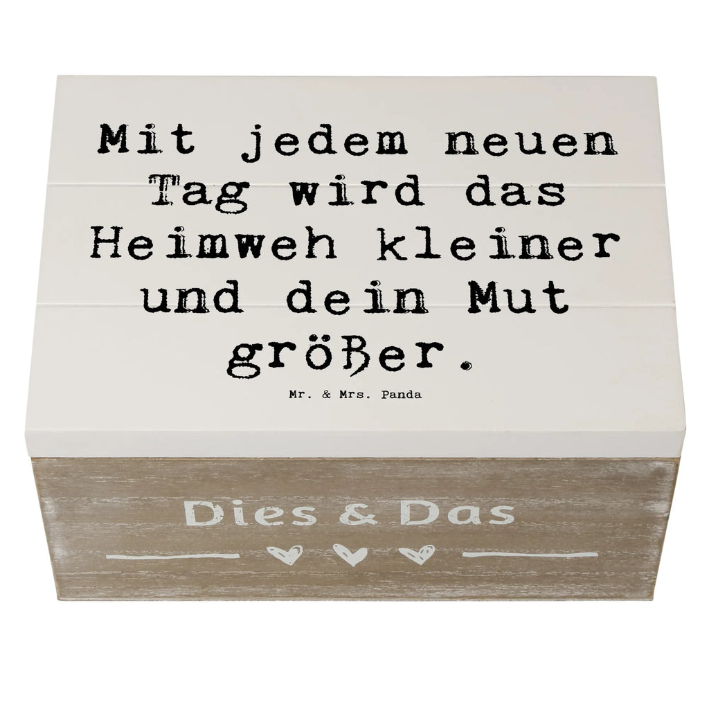 Holzkiste Spruch Heimweh überwinden Mut Dekokiste, Erinnerungsbox, Holzkiste, Erinnerungskiste, Schatzkiste, Aufbewahrungsbox, Schatulle, Truhe, Kiste, Geschenkdose, Geschenkbox, XXL