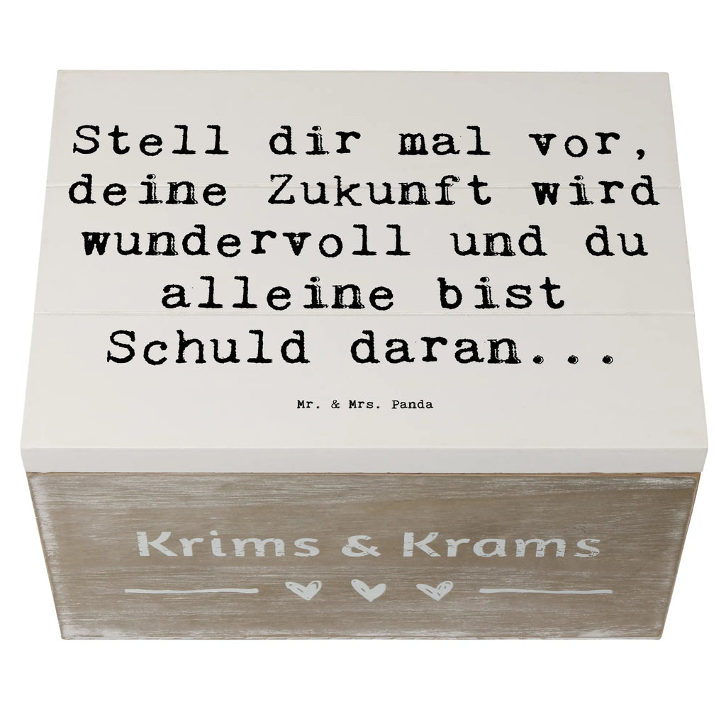 Holzkiste Spruch Mutig zu sich selbst stehen XXL, Geschenkdose, Erinnerungskiste, Aufbewahrungsbox, Schatulle, Geschenkbox, Holzkiste, Kiste, Dekokiste, Truhe, Erinnerungsbox, Schatzkiste