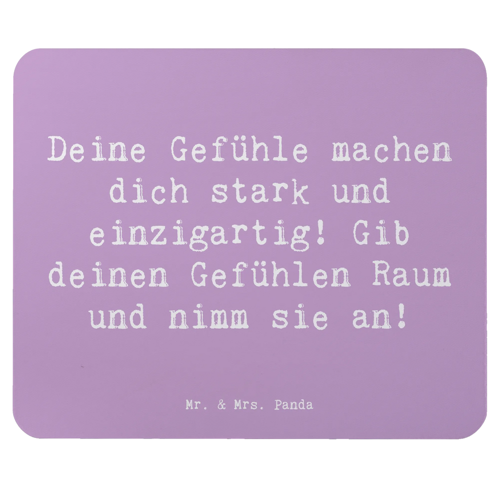 Mouse mat Saying Deine Gefühle machen dich stark und einzigartig! Gib deinen Gefühlen Raum und nimm sie an! Mauspad Büro, Arbeitszimmer, Designer Mauspad, Computer zubehör, Büroausstattung, Mausunterlage, Mousepad, Mauspad, Einzigartiges Mauspad, PC Zubehör