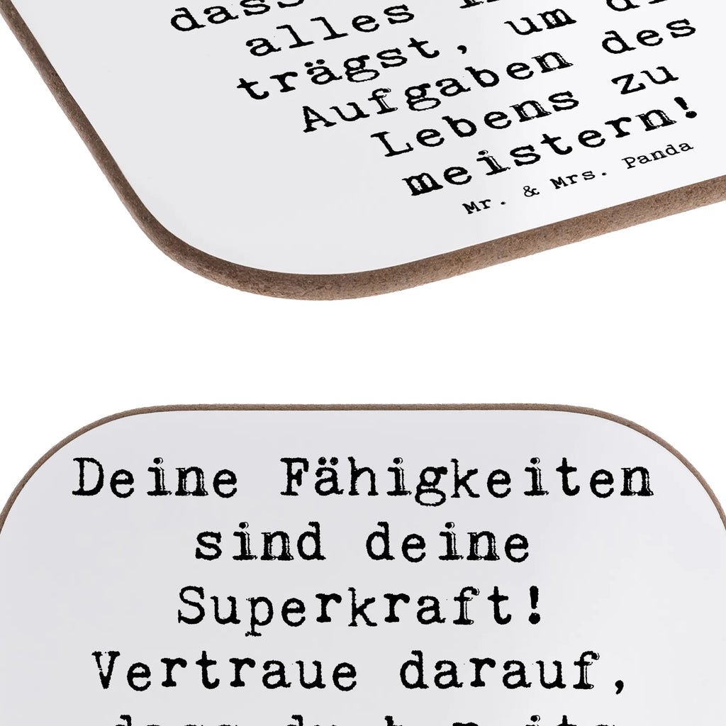 Square coaster Saying Deine Fähigkeiten sind deine Superkraft! Vertraue darauf, dass du bereits alles in dir trägst, um die Aufgaben des Lebens zu meistern! Tassen Untersetzer, Korkuntersetzer, Bierdeckel, Untersetzer Design, Holzuntersetzer, Glasuntersetzer, Untersetzer für Gläser, Untersetzer aus Holz, Untersetzer Holz, Untersetzer, Getränkeuntersetzer, Untersetzer Gläser