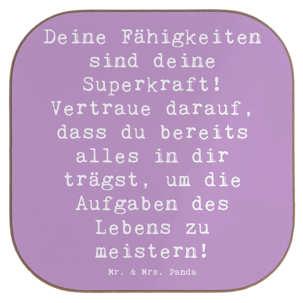 Square coaster Saying Deine Fähigkeiten sind deine Superkraft! Vertraue darauf, dass du bereits alles in dir trägst, um die Aufgaben des Lebens zu meistern! Tassen Untersetzer, Korkuntersetzer, Bierdeckel, Untersetzer Design, Holzuntersetzer, Glasuntersetzer, Untersetzer für Gläser, Untersetzer aus Holz, Untersetzer Holz, Untersetzer, Getränkeuntersetzer, Untersetzer Gläser