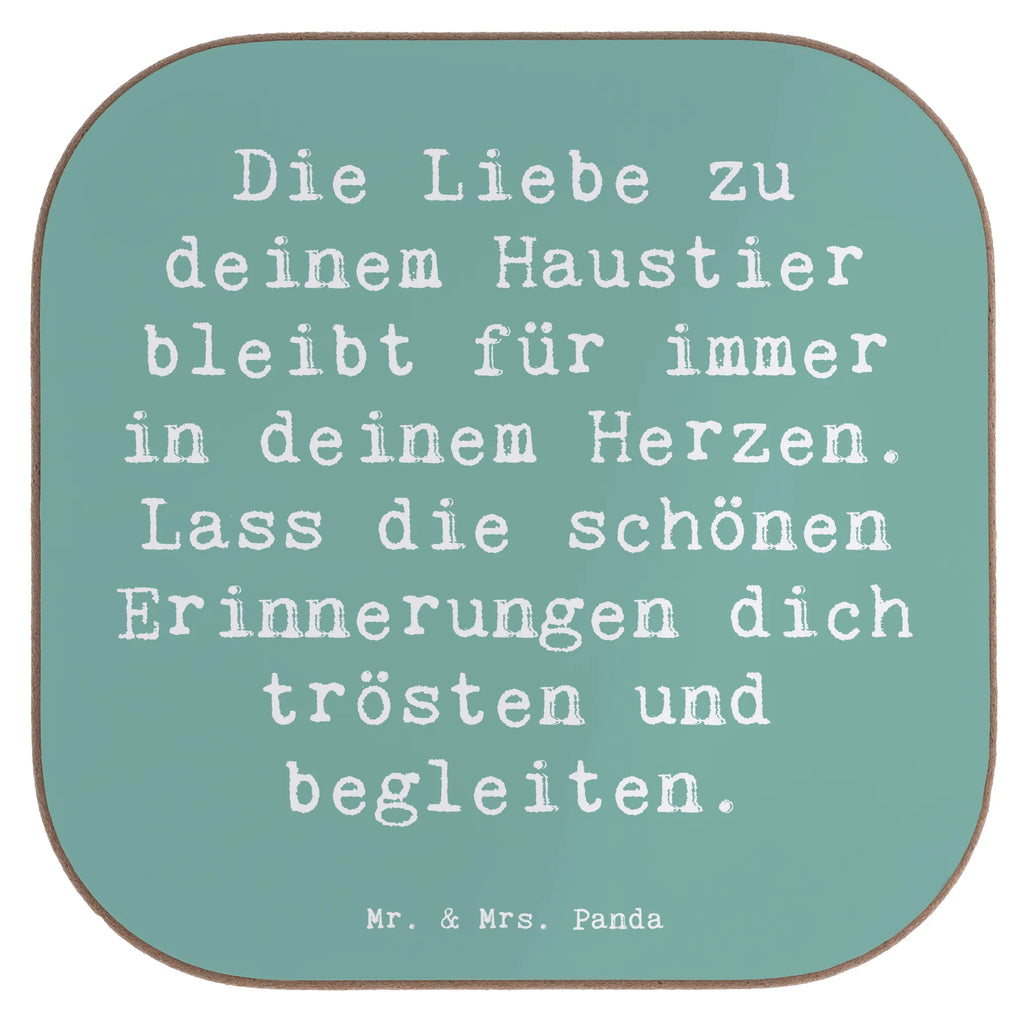 Square coaster Saying Die Liebe zu deinem Haustier bleibt für immer in deinem Herzen. Lass die schönen Erinnerungen dich trösten und begleiten. Getränkeuntersetzer, Glasuntersetzer, Untersetzer Gläser, Untersetzer für Gläser, Bierdeckel, Untersetzer, Untersetzer aus Holz, Untersetzer Design, Korkuntersetzer, Untersetzer Holz, Tassen Untersetzer, Holzuntersetzer