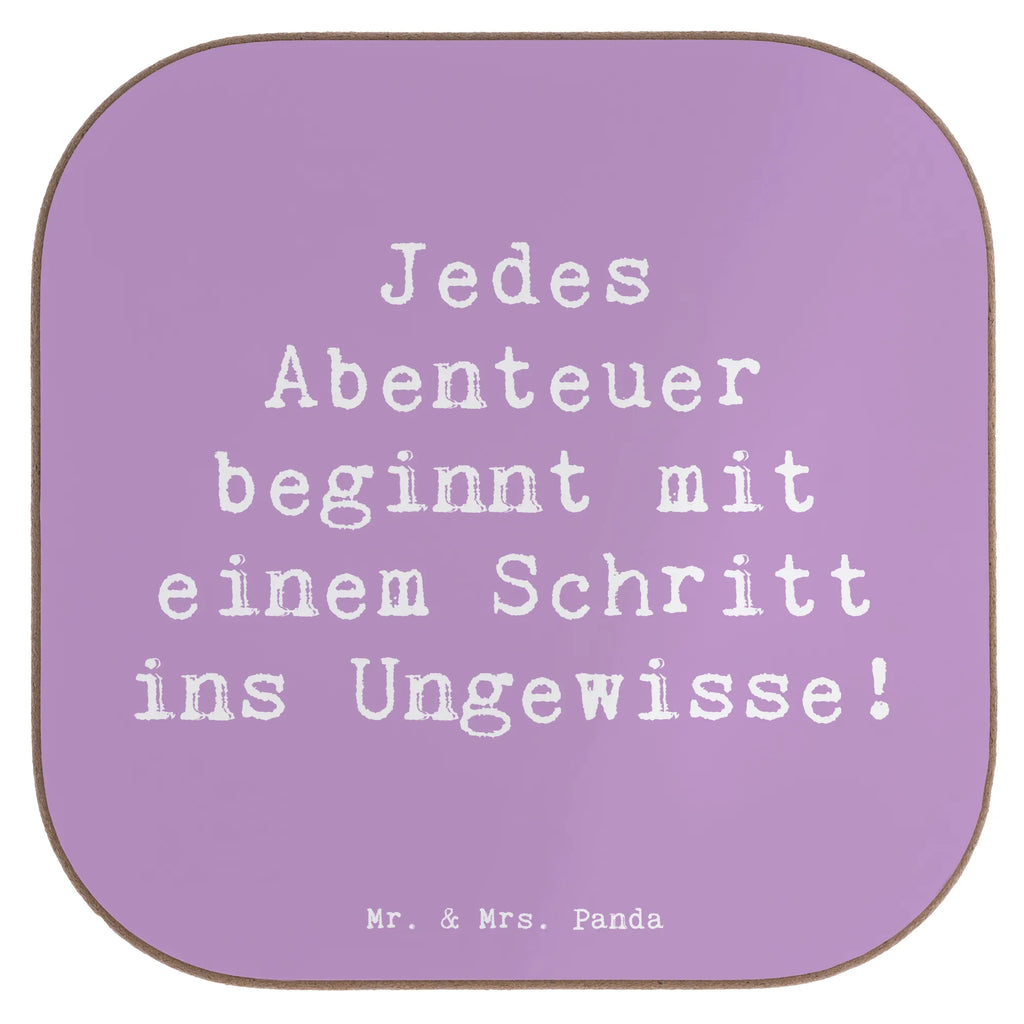 Square coaster Saying Jedes Abenteuer beginnt mit einem Schritt ins Ungewisse! Untersetzer aus Holz, Glasuntersetzer, Untersetzer Gläser, Untersetzer Holz, Tassen Untersetzer, Untersetzer für Gläser, Bierdeckel, Holzuntersetzer, Getränkeuntersetzer, Untersetzer, Korkuntersetzer, Untersetzer Design