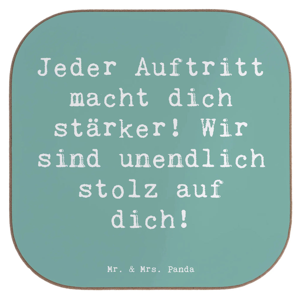 Square coaster Saying Jeder Auftritt macht dich stärker! Wir sind unendlich stolz auf dich! Tassen Untersetzer, Glasuntersetzer, Untersetzer, Holzuntersetzer, Getränkeuntersetzer, Untersetzer für Gläser, Untersetzer Holz, Korkuntersetzer, Untersetzer Gläser, Untersetzer aus Holz, Untersetzer Design, Bierdeckel