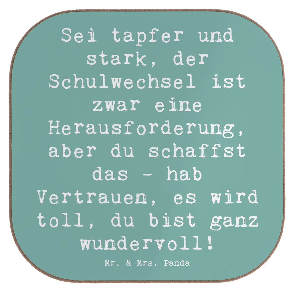 Square coaster Saying Sei tapfer und stark, der Schulwechsel ist zwar eine Herausforderung, aber du schaffst das - hab Vertrauen, es wird toll, du bist ganz wundervoll! Untersetzer Holz, Getränkeuntersetzer, Holzuntersetzer, Glasuntersetzer, Tassen Untersetzer, Bierdeckel, Korkuntersetzer, Untersetzer, Untersetzer für Gläser, Untersetzer Gläser, Untersetzer aus Holz, Untersetzer Design
