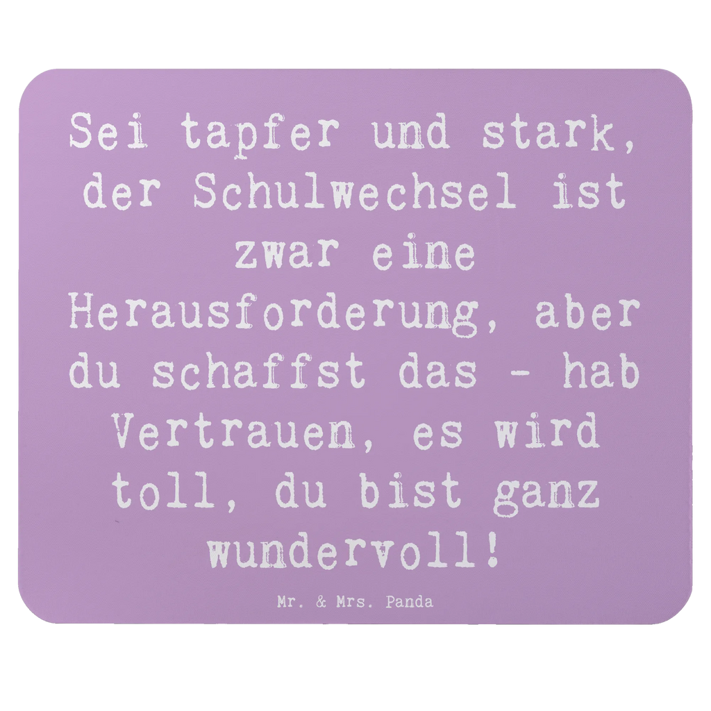 Mauspad Spruch Einen Schulwechsel bewältigen Designer Mauspad, PC Zubehör, Büroausstattung, Mousepad, Arbeitszimmer, Mauspad, Mausunterlage, Einzigartiges Mauspad, Mauspad Büro, Computer zubehör