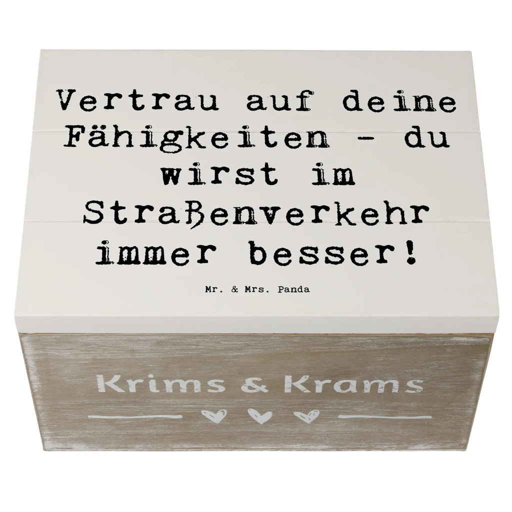 Wooden chest Saying Vertrau auf deine Fähigkeiten - du wirst im Straßenverkehr immer besser! Schatulle, Truhe, schatztruhe, Box, Aufbewahrungsbox aus Holz, kiste holz, box holz, Holztruhe, schmuckkiste, Aufbewahrungskiste, Holzkiste, schatzkiste holz, Holzkiste mit Deckel, Aufbewahrungsbox, aufbewahrungskiste mit deckel, truhe mit deckel, Aufbewahrungsbox Holz, Holz Aufbewahrungsbox, holzschatulle, geschenkkiste, Holzbox, holzkästchen, schmucktruhe, Kiste, Aufbewahrungstruhe, fotobox, Holzbox mit Deckel, erinnerungsbox holz, fotokiste, truhe holz, geschenkbox mit deckel, holzschachtel, geschenkbox holz, Erinnerungsbox, schmuckbox, Box aus Holz, Geschenkbox, Schatzkiste, Erinnerungskiste, Kiste mit Deckel, zitate, sprüche sammlung, liebe, motivation, nachhaltige geschenke, wohnaccessoires, Lächeln, glück, Dekoration, wanddeko, sprüche, mr and mrs panda, geschenkideen, spruch kollektion, Kreativ, alltag verschönern, freude, Einzigartig, lebensweisheiten, shopify, schöne sprüche, inspiration