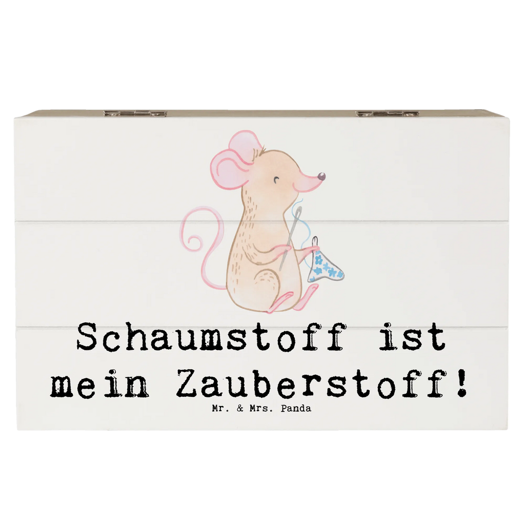 Holzkiste Zauber der Polsterin Geschenkdose, Erinnerungskiste, Holzkiste, Geschenkbox, Aufbewahrungsbox, Erinnerungsbox, Kiste, Dekokiste, XXL, Schatzkiste, Truhe, Schatulle, Beruf, Ausbildung, Jubiläum, Abschied, Rente, Kollege, Kollegin, Geschenk, Schenken, Arbeitskollege, Mitarbeiter, Firma, Danke, Dankeschön