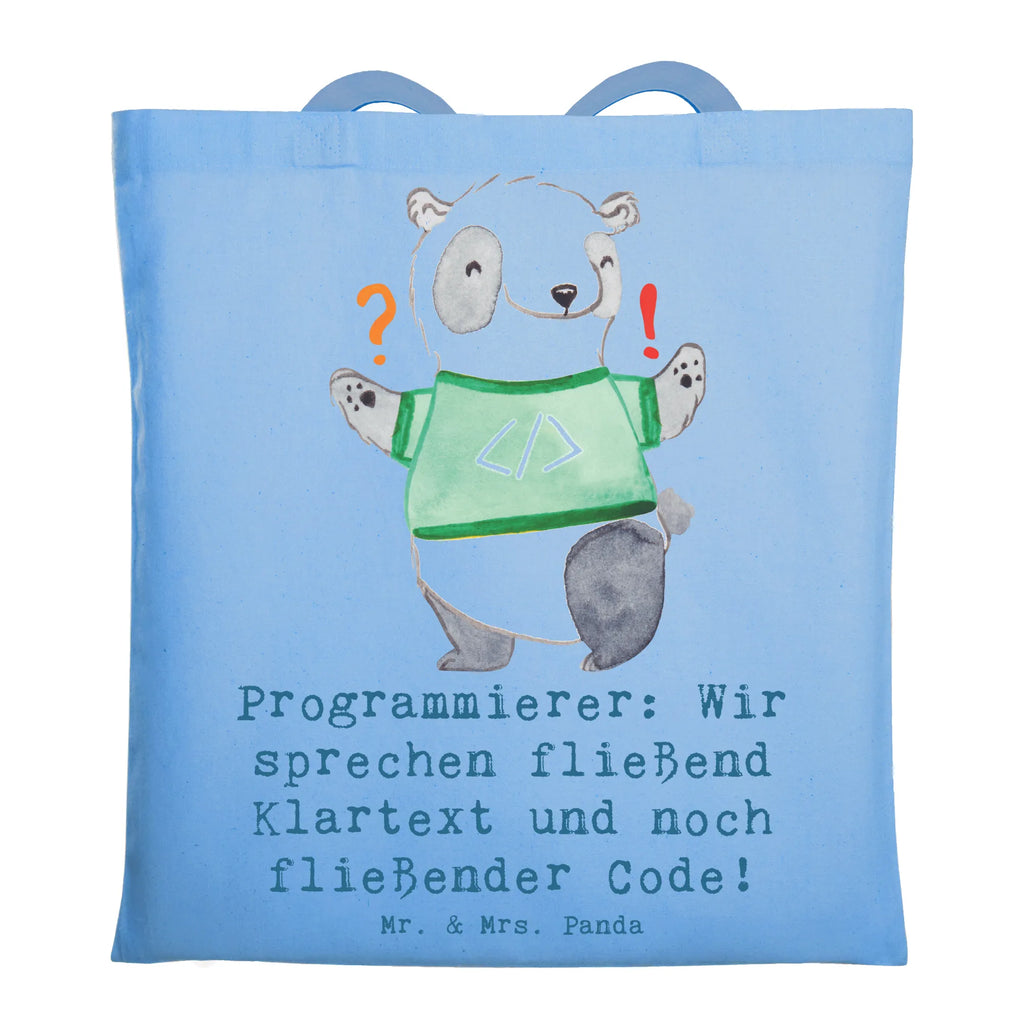 Tote bag Programmierer: Wir sprechen fließend Klartext und noch fließender Code! Badetasche, Einkaufstasche, Stofftasche, Strandtasche, Umhängetasche, Beuteltasche, Stoffbeutel, Jutetasche, Schultertasche, Laptoptasche, Einkaufstüte, Tasche, Beutel, Shopper, Tragetasche, Jutebeutel, Beruf, Ausbildung, Jubiläum, Abschied, Rente, Kollege, Kollegin, Geschenk, Schenken, Arbeitskollege, Mitarbeiter, Firma, Danke, Dankeschön