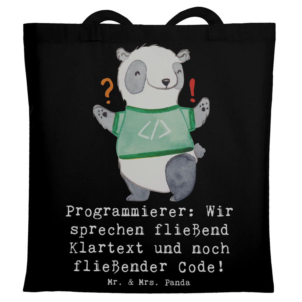 Tote bag Programmierer: Wir sprechen fließend Klartext und noch fließender Code! Badetasche, Einkaufstasche, Stofftasche, Strandtasche, Umhängetasche, Beuteltasche, Stoffbeutel, Jutetasche, Schultertasche, Laptoptasche, Einkaufstüte, Tasche, Beutel, Shopper, Tragetasche, Jutebeutel, Beruf, Ausbildung, Jubiläum, Abschied, Rente, Kollege, Kollegin, Geschenk, Schenken, Arbeitskollege, Mitarbeiter, Firma, Danke, Dankeschön