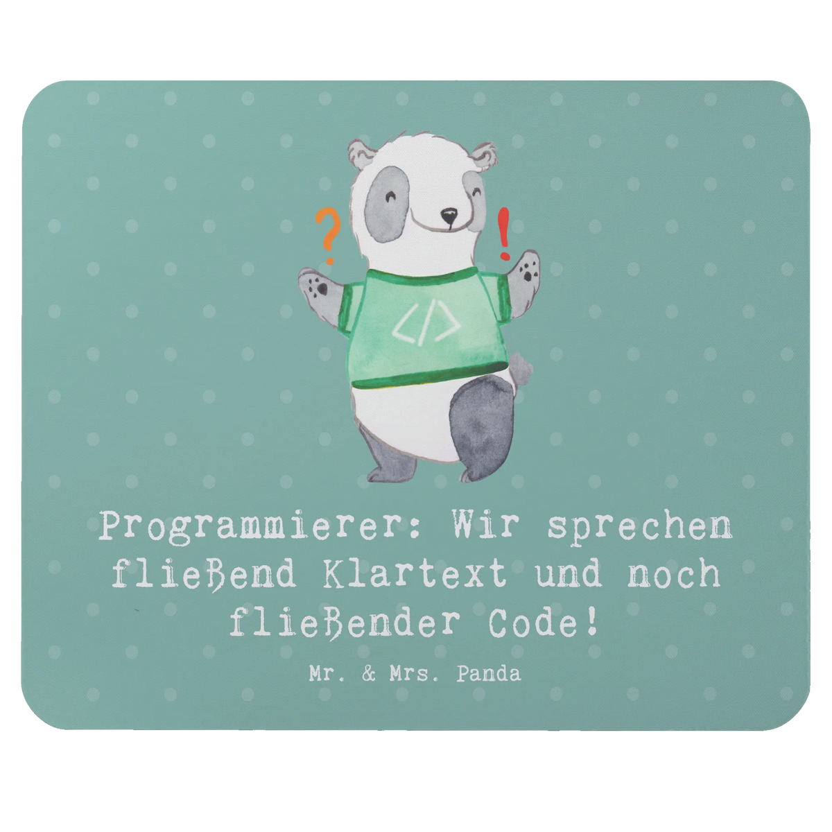 Mouse mat Programmierer: Wir sprechen fließend Klartext und noch fließender Code! gift, sayings, gift idea, best, farewell gift, passing exam, anniversary, retirement, promotion, job start, profession