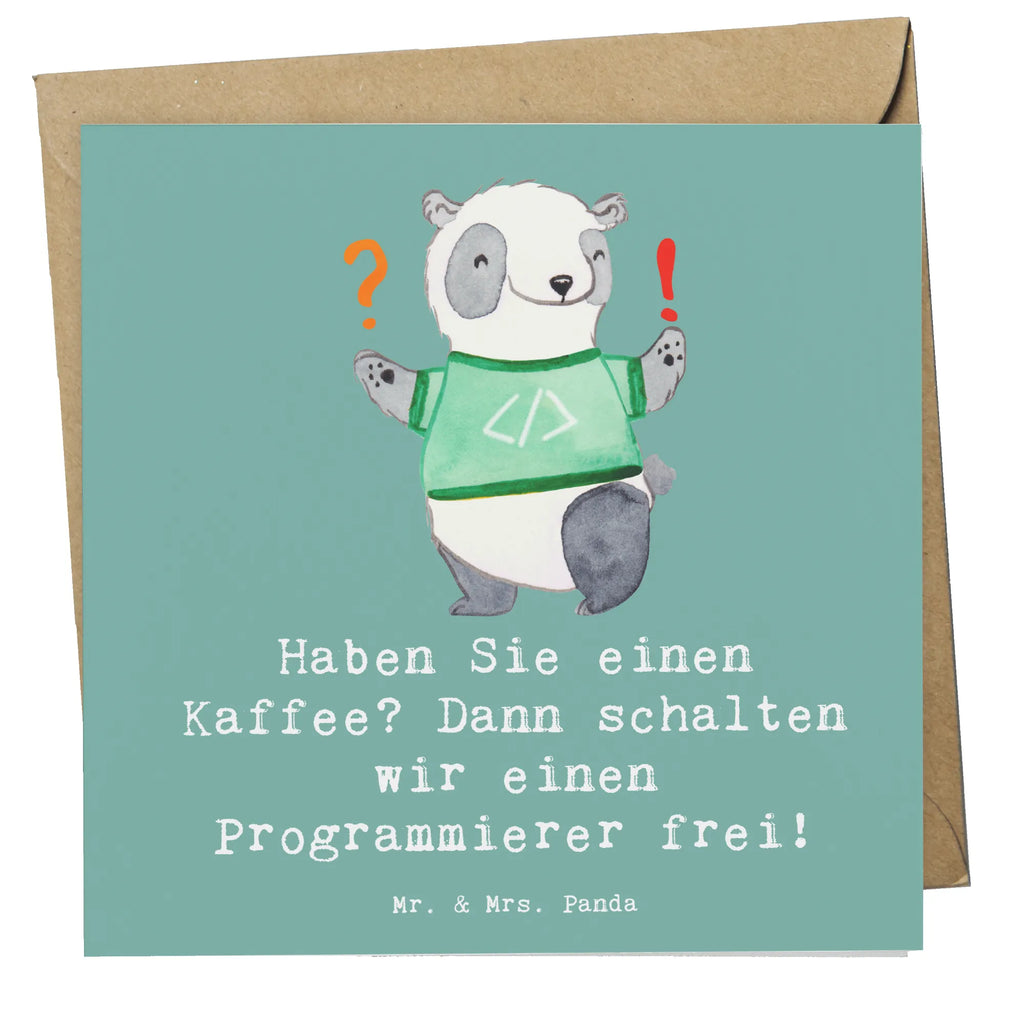 Deluxe Karte Programmierer Kaffeezeit Glückwunschkarte, Klappkarte, Geburtstagskarte, Hochwertige Klappkarte, Karte, Hochzeitskarte, Einladungskarte, Hochwertige Grußkarte, Grußkarte, Beruf, Ausbildung, Jubiläum, Abschied, Rente, Kollege, Kollegin, Geschenk, Schenken, Arbeitskollege, Mitarbeiter, Firma, Danke, Dankeschön