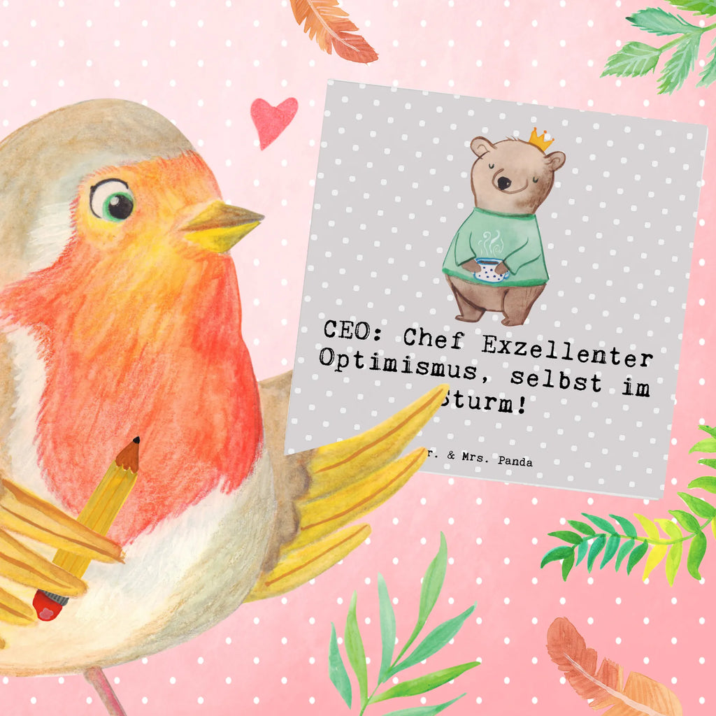 Deluxe Card CEO: Chef Exzellenter Optimismus, selbst im Sturm! Karte, Klappkarte, Geburtstagskarte, Einladungskarte, Hochwertige Klappkarte, Grußkarte, Hochzeitskarte, Hochwertige Grußkarte, Glückwunschkarte, Beruf, Ausbildung, Jubiläum, Abschied, Rente, Kollege, Kollegin, Geschenk, Schenken, Arbeitskollege, Mitarbeiter, Firma, Danke, Dankeschön