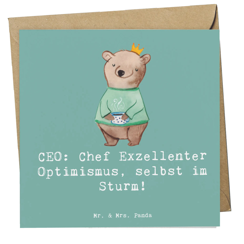 Deluxe Card CEO: Chef Exzellenter Optimismus, selbst im Sturm! Karte, Klappkarte, Geburtstagskarte, Einladungskarte, Hochwertige Klappkarte, Grußkarte, Hochzeitskarte, Hochwertige Grußkarte, Glückwunschkarte, Beruf, Ausbildung, Jubiläum, Abschied, Rente, Kollege, Kollegin, Geschenk, Schenken, Arbeitskollege, Mitarbeiter, Firma, Danke, Dankeschön