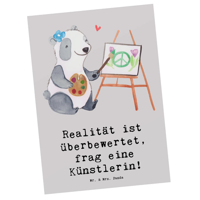 Postkarte Künstlerin Traum