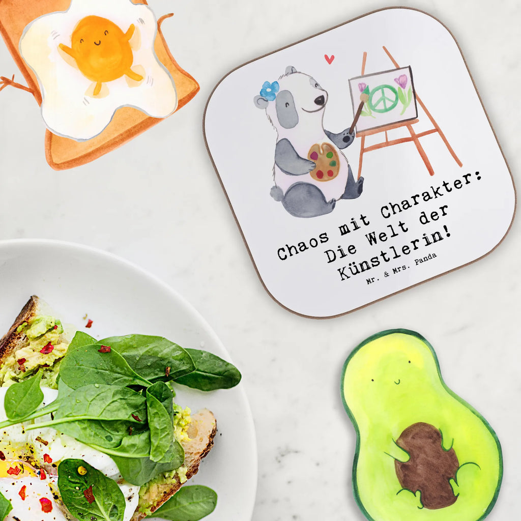 Square coaster Chaos mit Charakter: Die Welt der Künstlerin! Untersetzer Gläser, Holzuntersetzer, Korkuntersetzer, Untersetzer für Gläser, Untersetzer aus Holz, Bierdeckel, Tassen Untersetzer, Glasuntersetzer, Untersetzer Design, Untersetzer Holz, Getränkeuntersetzer, Untersetzer, Beruf, Ausbildung, Jubiläum, Abschied, Rente, Kollege, Kollegin, Geschenk, Schenken, Arbeitskollege, Mitarbeiter, Firma, Danke, Dankeschön