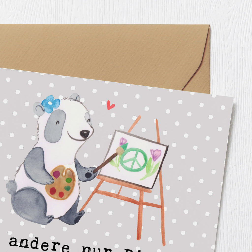 Deluxe Card Wo andere nur Pinsel sehen, sieht die Künstlerin Möglichkeiten. Einladungskarte, Hochwertige Grußkarte, Hochwertige Klappkarte, Karte, Geburtstagskarte, Glückwunschkarte, Grußkarte, Klappkarte, Hochzeitskarte, Beruf, Ausbildung, Jubiläum, Abschied, Rente, Kollege, Kollegin, Geschenk, Schenken, Arbeitskollege, Mitarbeiter, Firma, Danke, Dankeschön