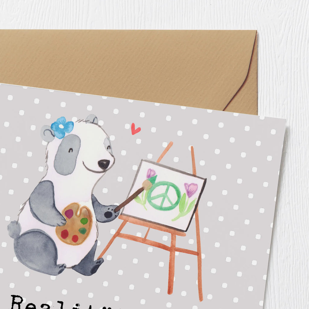 Deluxe Card Realität ist überbewertet, frag eine Künstlerin! Einladungskarte, Glückwunschkarte, Geburtstagskarte, Karte, Hochwertige Klappkarte, Grußkarte, Klappkarte, Hochwertige Grußkarte, Hochzeitskarte, Beruf, Ausbildung, Jubiläum, Abschied, Rente, Kollege, Kollegin, Geschenk, Schenken, Arbeitskollege, Mitarbeiter, Firma, Danke, Dankeschön