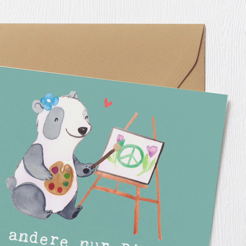 Deluxe Card Wo andere nur Pinsel sehen, sieht die Künstlerin Möglichkeiten. Einladungskarte, Hochwertige Grußkarte, Hochwertige Klappkarte, Karte, Geburtstagskarte, Glückwunschkarte, Grußkarte, Klappkarte, Hochzeitskarte, Beruf, Ausbildung, Jubiläum, Abschied, Rente, Kollege, Kollegin, Geschenk, Schenken, Arbeitskollege, Mitarbeiter, Firma, Danke, Dankeschön