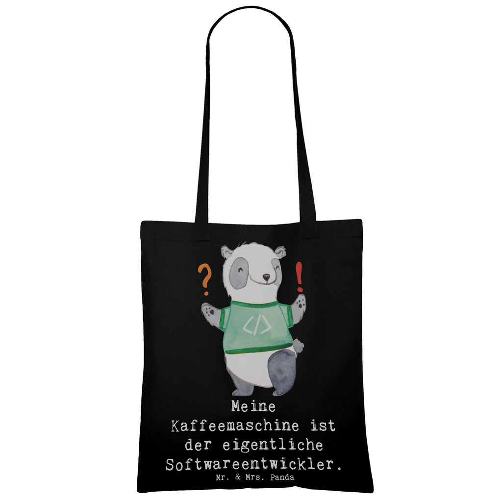 Tote bag Meine Kaffeemaschine ist der eigentliche Softwareentwickler. Stofftasche, Tasche, Einkaufstüte, Umhängetasche, Einkaufstasche, Stoffbeutel, Beutel, Beuteltasche, Shopper, Strandtasche, Jutetasche, Badetasche, Laptoptasche, Jutebeutel, Tragetasche, Schultertasche, Beruf, Ausbildung, Jubiläum, Abschied, Rente, Kollege, Kollegin, Geschenk, Schenken, Arbeitskollege, Mitarbeiter, Firma, Danke, Dankeschön