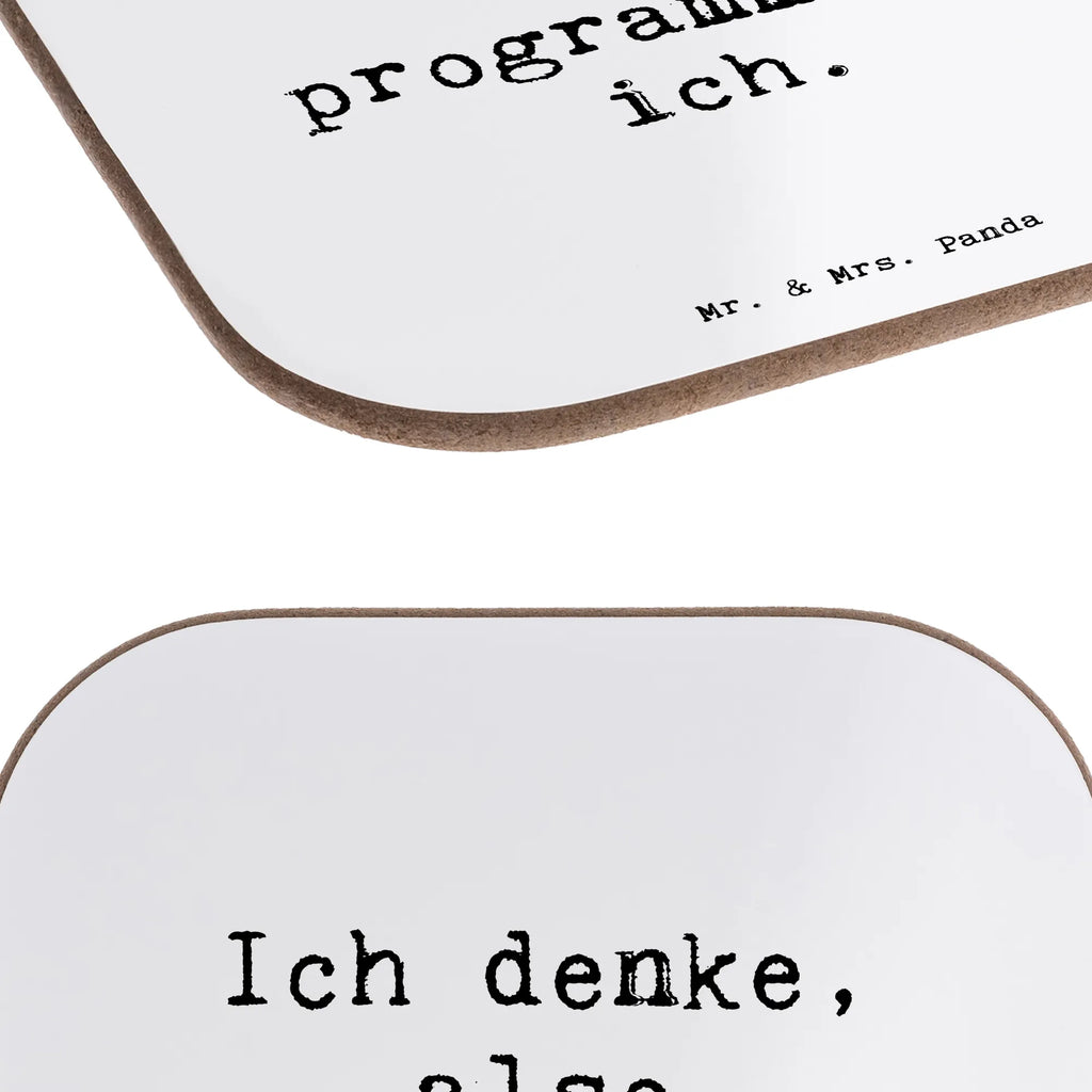 Square coaster Saying Ich denke, also programmier' ich. Glasuntersetzer, Untersetzer aus Holz, Untersetzer Gläser, Korkuntersetzer, Untersetzer Design, Untersetzer für Gläser, Holzuntersetzer, Bierdeckel, Tassen Untersetzer, Untersetzer, Untersetzer Holz, Getränkeuntersetzer, Beruf, Ausbildung, Jubiläum, Abschied, Rente, Kollege, Kollegin, Geschenk, Schenken, Arbeitskollege, Mitarbeiter, Firma, Danke, Dankeschön