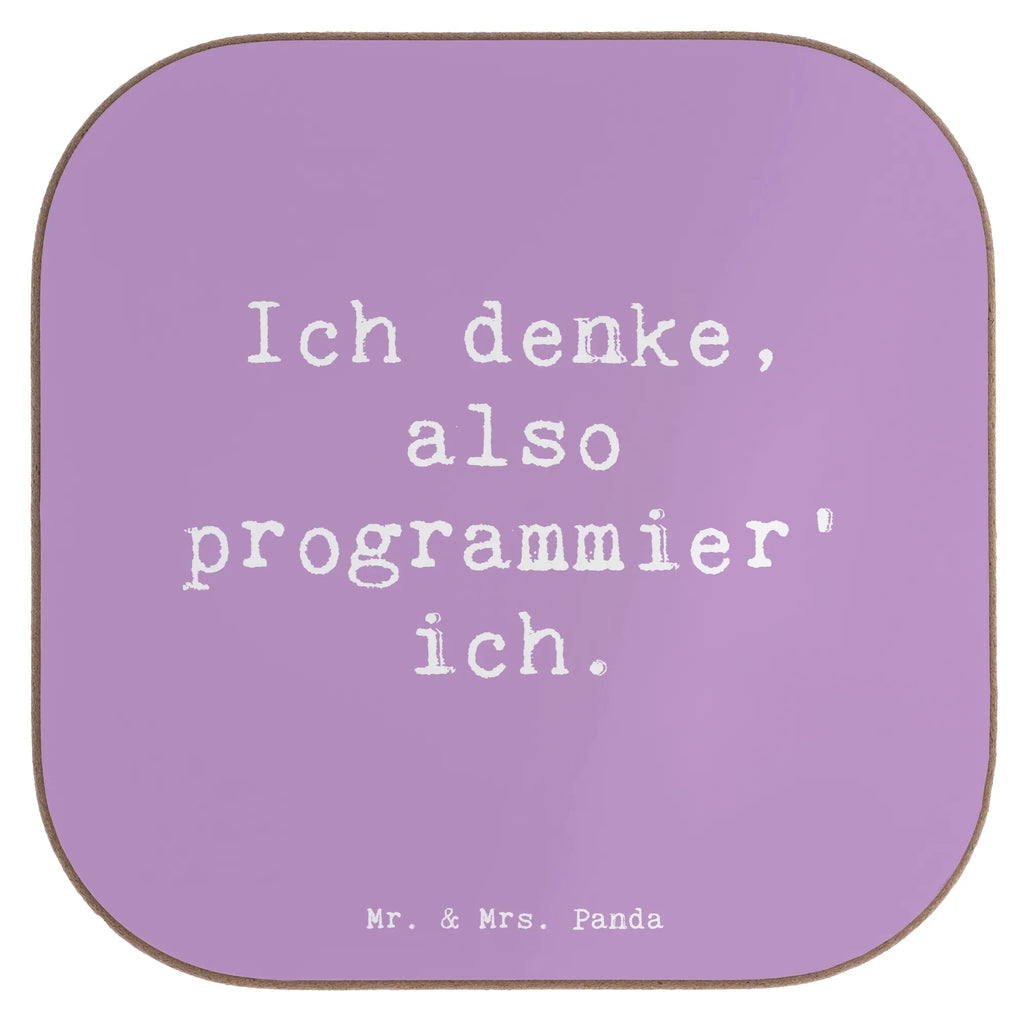 Square coaster Saying Ich denke, also programmier' ich. Glasuntersetzer, Untersetzer aus Holz, Untersetzer Gläser, Korkuntersetzer, Untersetzer Design, Untersetzer für Gläser, Holzuntersetzer, Bierdeckel, Tassen Untersetzer, Untersetzer, Untersetzer Holz, Getränkeuntersetzer, Beruf, Ausbildung, Jubiläum, Abschied, Rente, Kollege, Kollegin, Geschenk, Schenken, Arbeitskollege, Mitarbeiter, Firma, Danke, Dankeschön