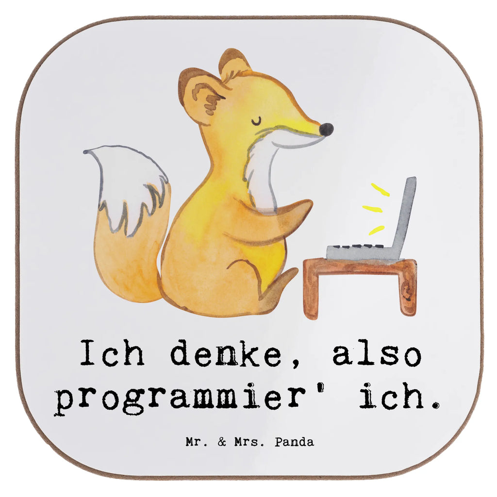 Square coaster Ich denke, also programmier' ich. Tassen Untersetzer, Untersetzer Holz, Glasuntersetzer, Untersetzer, Untersetzer für Gläser, Untersetzer Gläser, Holzuntersetzer, Untersetzer Design, Korkuntersetzer, Bierdeckel, Untersetzer aus Holz, Getränkeuntersetzer, Beruf, Ausbildung, Jubiläum, Abschied, Rente, Kollege, Kollegin, Geschenk, Schenken, Arbeitskollege, Mitarbeiter, Firma, Danke, Dankeschön